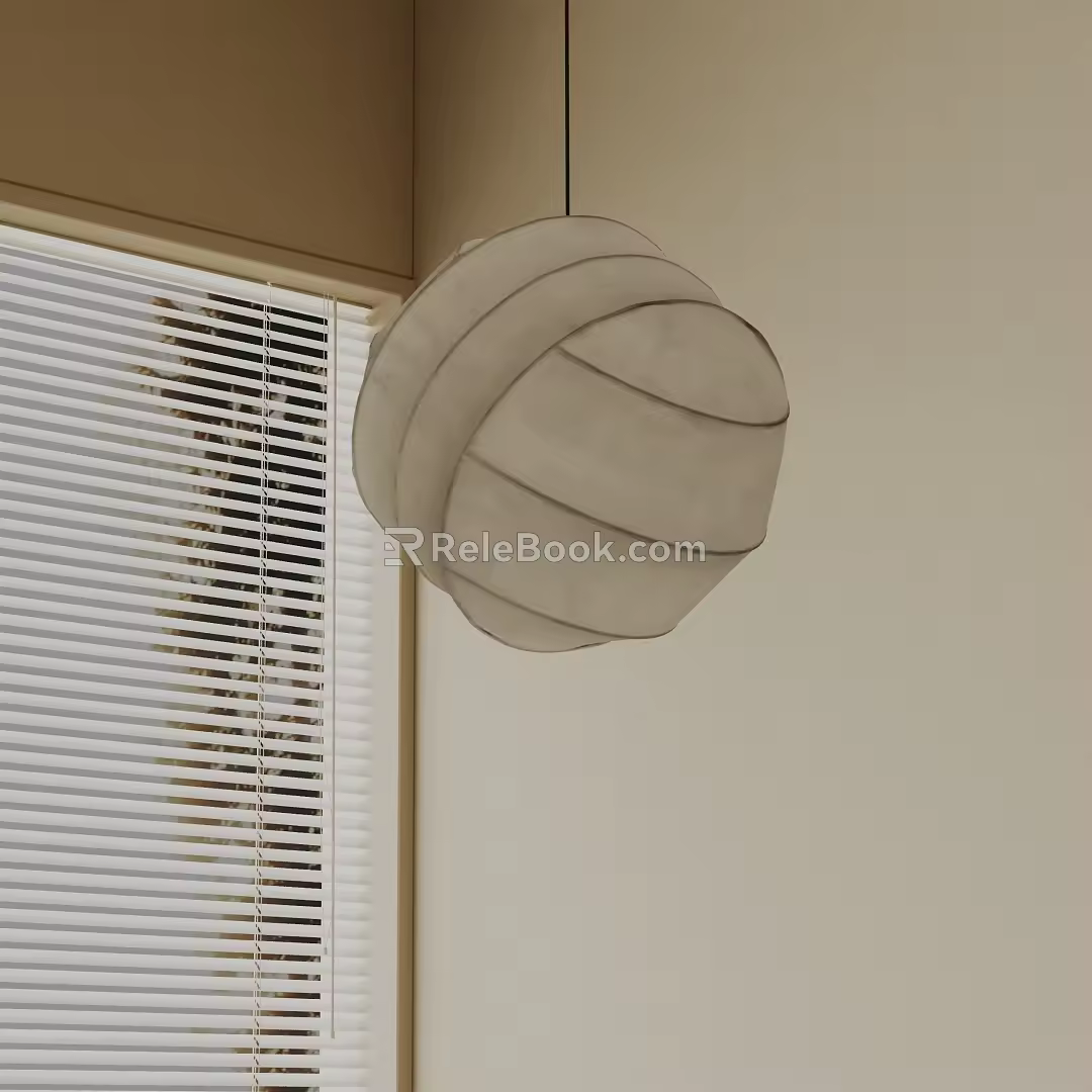 Modern chandelier 3d model