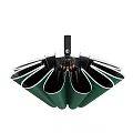 Game Movie Character With Green Foldable Umbrella Like Structure And Black Metallic Parts