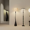 Modern Stylish Floor Lamps With Unique Designs In Minimalist Interior Space