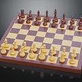 Modern Chess Board Game War Chess 3d model