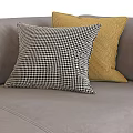 Modern Gray Modular Casual Sofa Set With Cozy Pillows And Soft Blanket