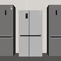 Modern refrigerator 3d model