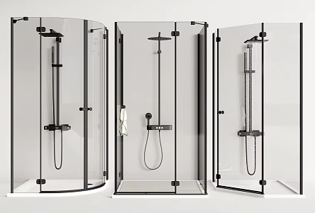 Modern Shower Room Shower Room Shower Partition Shower Room 3d model