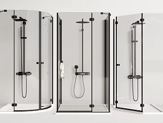 Modern Shower Room Shower Room Shower Partition Shower Room 3d model