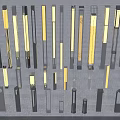 Diverse Modern Outdoor Lights With Decorative Designs And Various Heights For Garden Patio Lighting