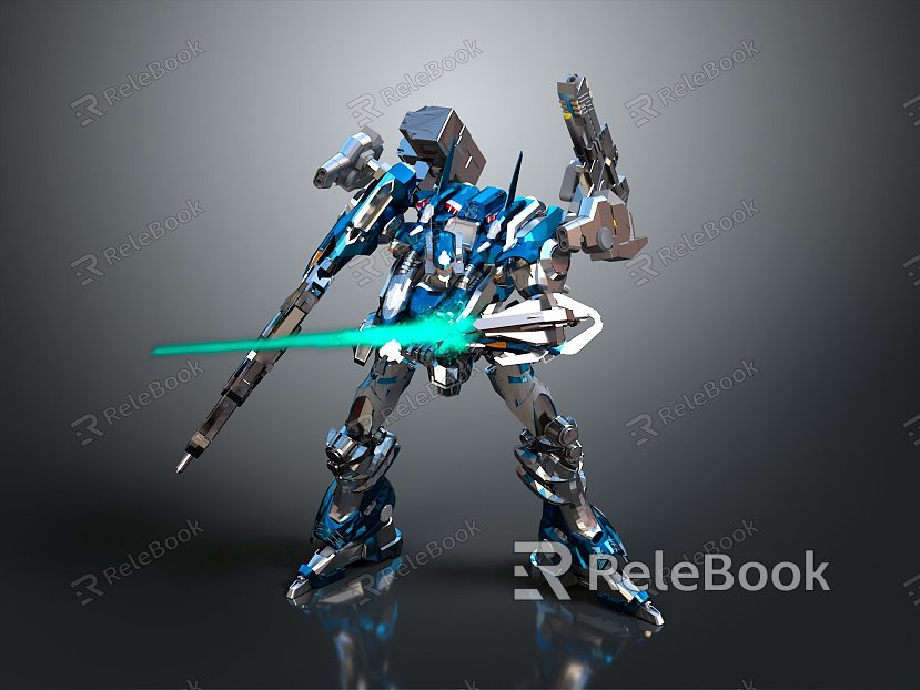 Modern Robot Mech Warrior Mech Soldier Machine Battlearm Mechanical Battlearm model