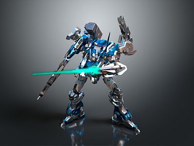 Modern Robot Mech Warrior Mech Soldier Machine Battlearm Mechanical Battlearm model