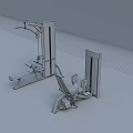 Multi functional Home Gym Sports Equipment with Adjustable Seat and Handles for Strength Training