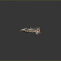 Detailed Model Airplanes Showcase With Gray Bodies And Orange Stripes
