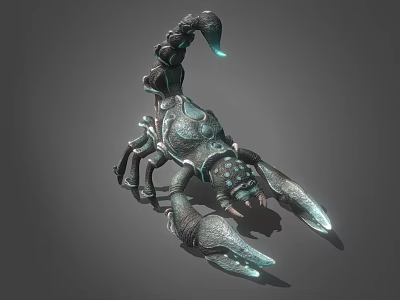 Science Fiction Scorpion Biochemical Scorpion Science Fiction Insect Poisonous Scorpion Monster Insect Low Face Number Low Model Simple Model Game Sub-era Movie and TV Level Super Realism 3d model