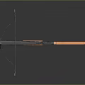 Crossbow Mechanical Crossbow Shift Bow and Arrow Shoot Far Equipment Weapons High-tech Crossbow 3d model