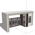 Modern Entrance Gate Design With Metal Railings Greenery And Lawn Surroundings