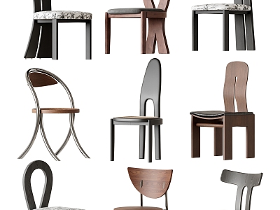 Modern Middle Style Dining Chair model