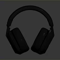 Black Over Ear Gaming Headset With Ergonomic Soft Ear Cups And Brand Logo For Computer