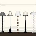 Floor lamp combination 3d model