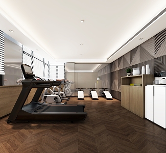 Modern Gym 3d model