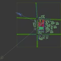 Modern Industrial Factory Complex With Multiple Buildings Green Areas Parking And Trees