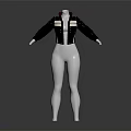 Stylish Black Leather Jacket With Metal Buttons Long Sleeves And Short Length