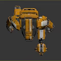 Mech Warrior Mech Soldier Machine Battlearm Mechanical Battlearm Machine Fighter Robot 3d model