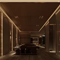 Luxurious SPA Sauna Interior With Stone Walls Bathtubs Water Features And Starry Ceiling