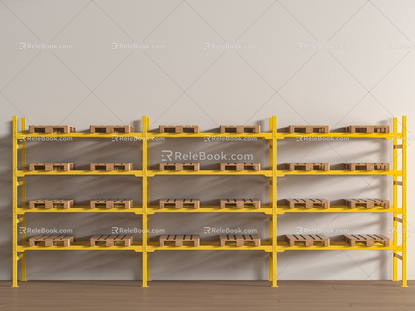 Modern Shelf Storage Rack Express Rack 3d model