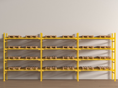 Modern Shelf Storage Rack Express Rack 3d model