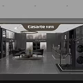 Casarte Store in Mall Featuring Modern High End Home Appliance Display With Sofa Coffee Table