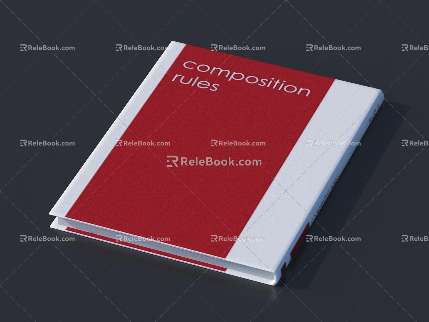 Modern Book Notebook model