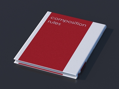 Modern Book Notebook 3d model