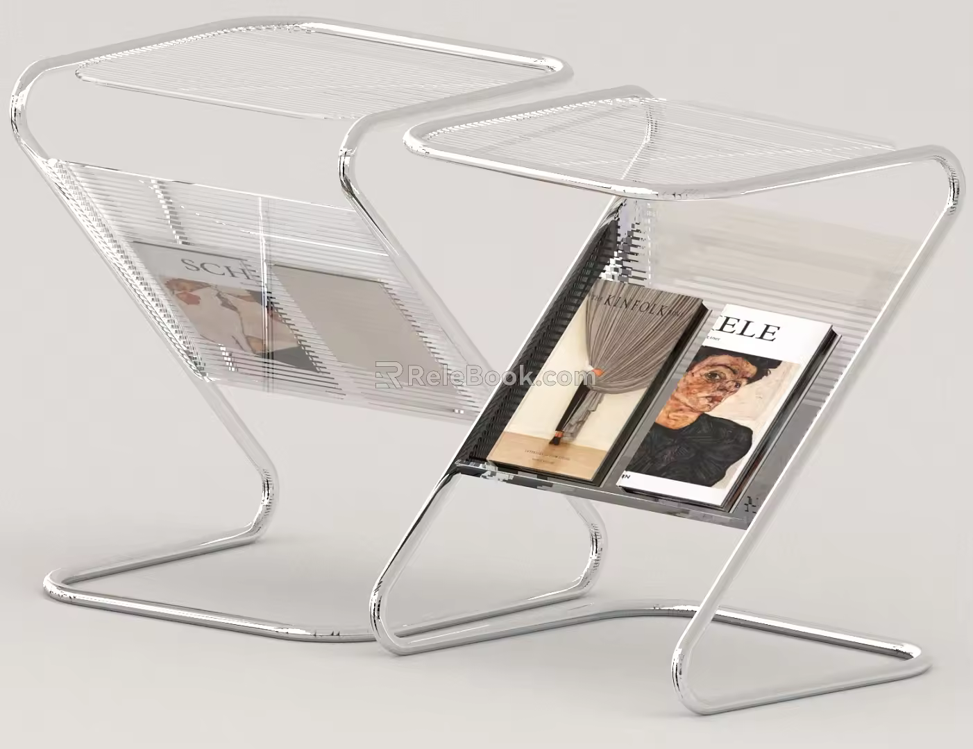 Side of bookshelf 3d model