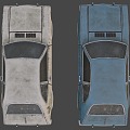 Abandoned Pinto Car 3d model