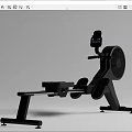 Professional Indoor Rowing Machine with Flywheel Seat and Console for Home Fitness