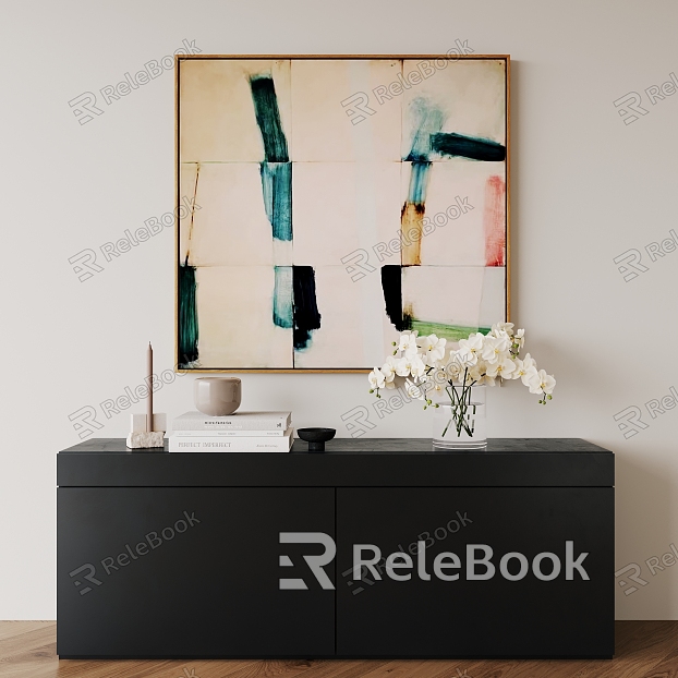 abstract decorative painting model