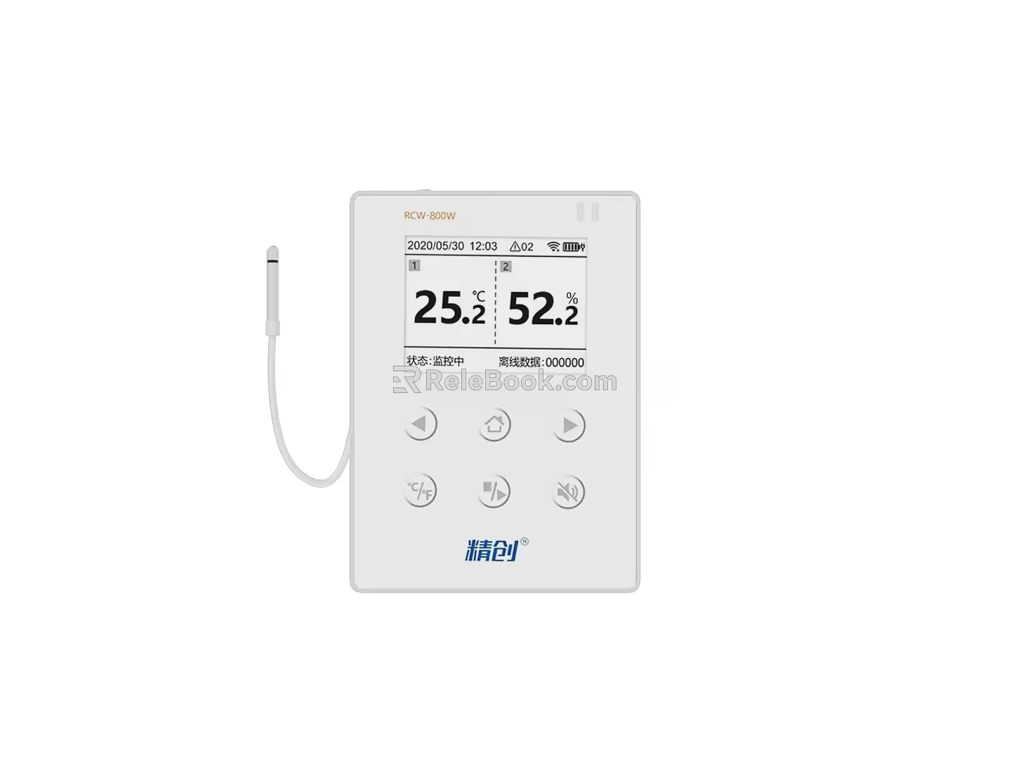 Modern alarm temperature and humidity monitoring alarm 3d model