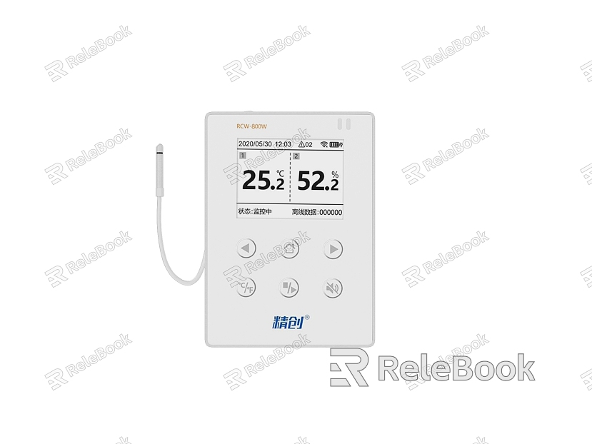 Modern alarm temperature and humidity monitoring alarm model