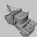 Animated Rustic Brown Truck Character With Big Eyes And Friendly Smile