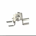 Stainless Steel Mechanical Bracket With Round Knob And Fixing Arms