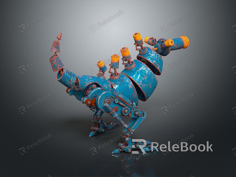 Industrial LOFT Machine Dinosaur Mechanical Dinosaur Mechanical Monster Machine Monster model