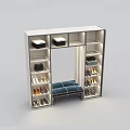 Modern Open Closet Design With Storage Shelves Shoe Racks Bench And Boxes