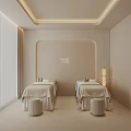 Modern Beauty And Hair Salon Interior With Comfortable Treatment Beds And Stylish Decor