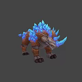 Modern game character Rhino 3d model