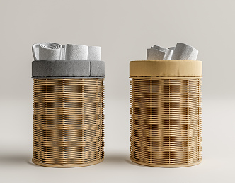 Modern Storage Basket Dirty Clothes Basket 3d model