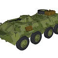 modern armored car 3d model