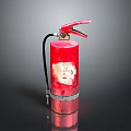 Red Fire Extinguisher Essential Electrical Safety Equipment For Home And Office Use