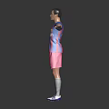Barcelona Football Jersey With Red Blue Stripes Rakuten Logo And Matching Shorts Socks Cleats