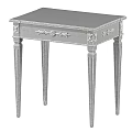 Classic Elegant Dining Table With Ornate Carved Details And Fluted Legs Design 3d model