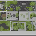 Japanese Dry Landscape Garden Design With Stones Sand Patterns Moss And Zen Plants