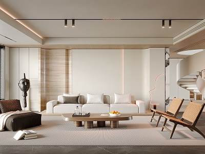 modern living room model