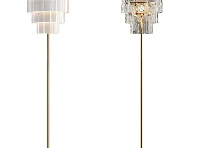 Floor lamp Metal floor lamp Glass floor lamp model