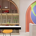 LITTLE MASTER Sports Fitness Training Center With Colorful Rackets And Sports Equipment On Display Shelves